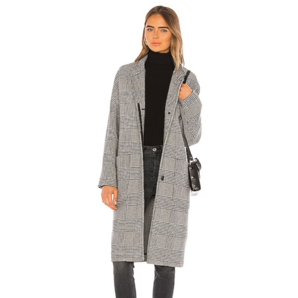 Teya Check Coat by ALLSAINTS